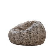 Pierre Fur Bean Bag - Leopard Print gallery detail image