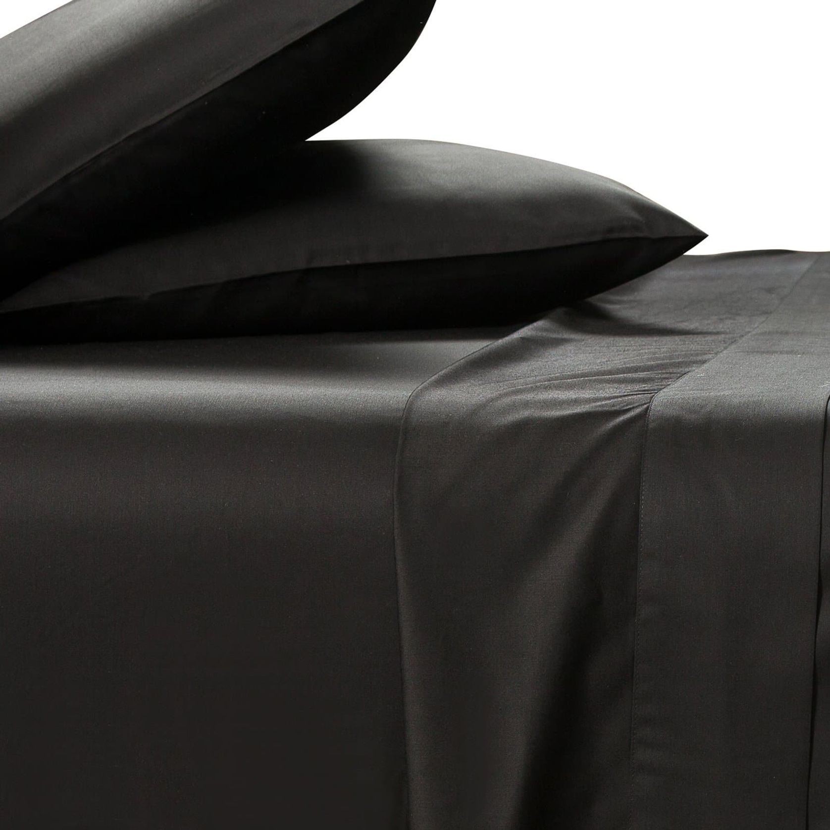 Silky Soft Bamboo Sheet Set - Black gallery detail image