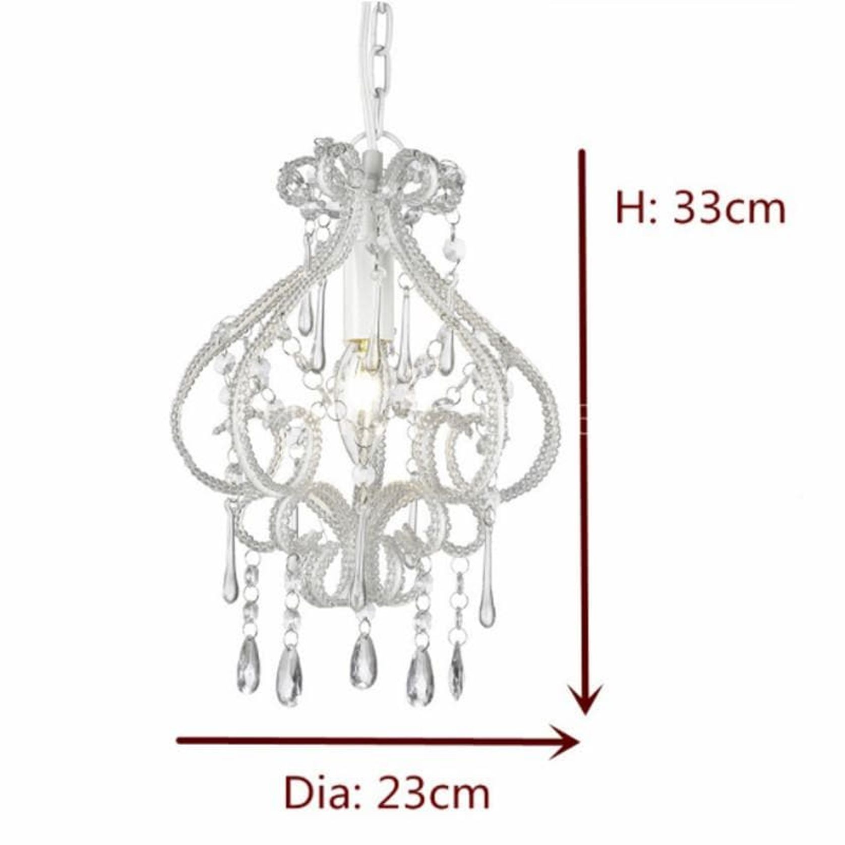 Darling Chandelier - White gallery detail image