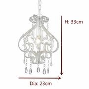 Darling Chandelier - White gallery detail image