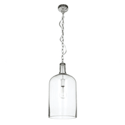 Kendal Glass Pendant Light - Chrome gallery detail image