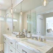 Kendal Glass Pendant Light - Chrome gallery detail image