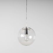 Ariana Glass Pendant Light - Chrome gallery detail image
