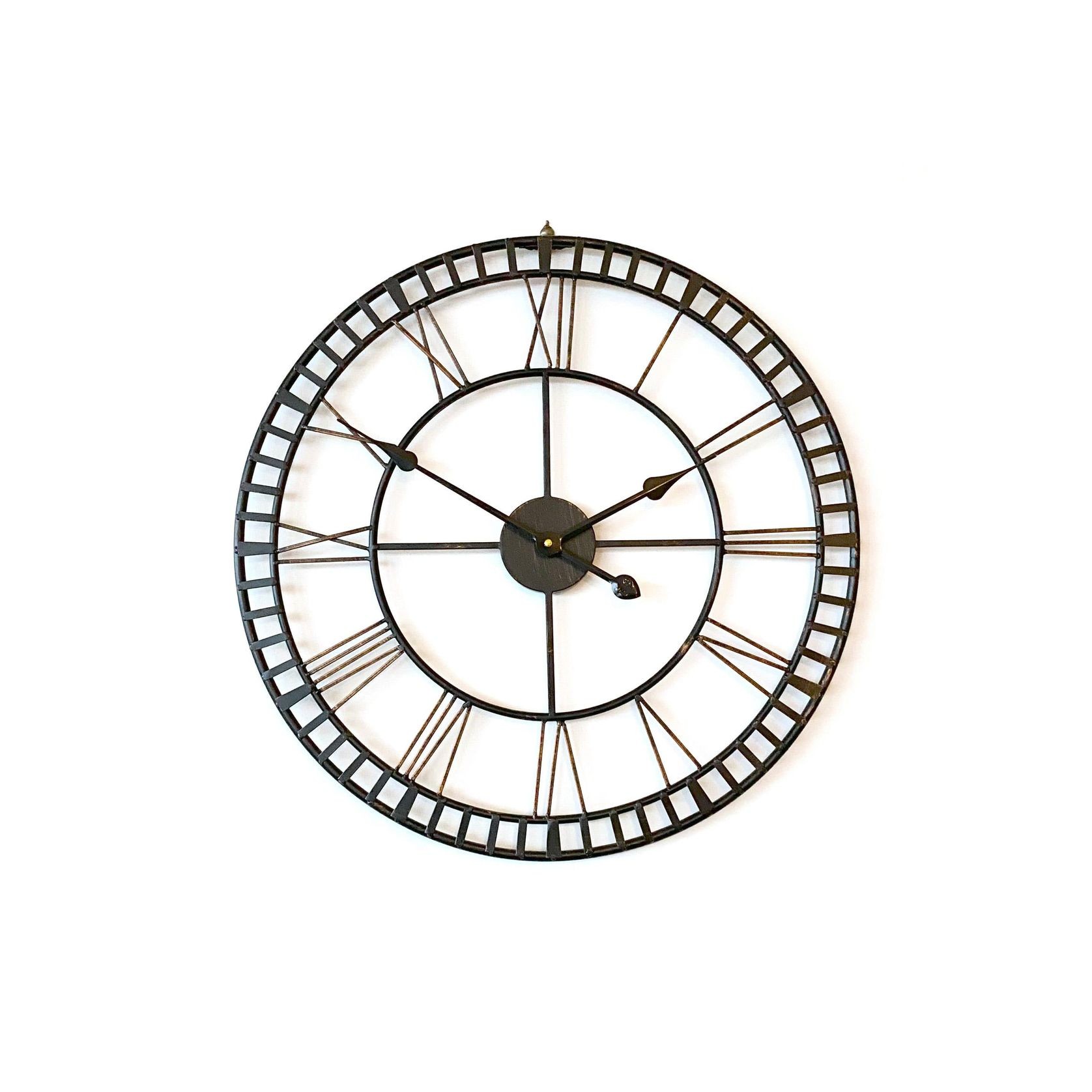 Hampton | Large Metal Wall Clock gallery detail image