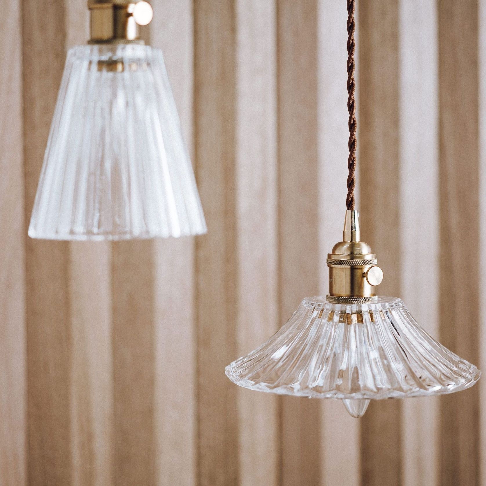Vintage Glass Pendant Light - Fleur gallery detail image