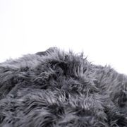 Lush Fur Bean Bag - Charcoal gallery detail image