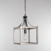 Hampton Style Lantern Pendant Light - Langham - Chrome gallery detail image