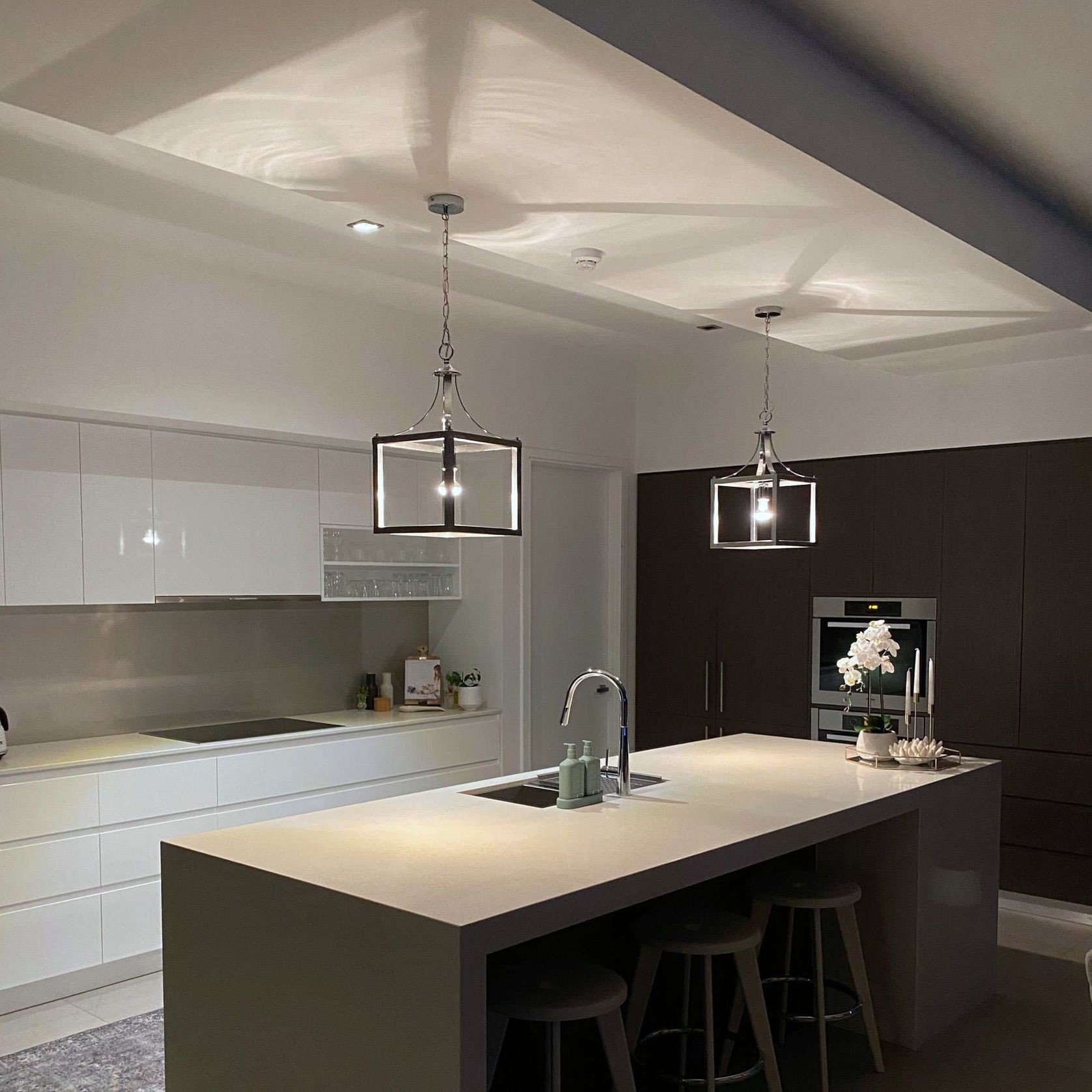 Hampton Style Lantern Pendant Light Langham Chrome ArchiPro AU — free download