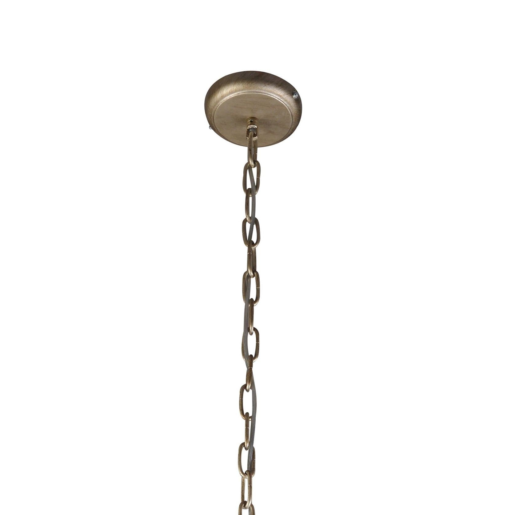 Detailed Box Frame Lantern Pendant Light - Champagne gallery detail image