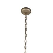 Detailed Box Frame Lantern Pendant Light - Champagne gallery detail image