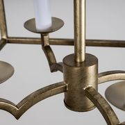 Detailed Box Frame Lantern Pendant Light - Champagne gallery detail image