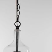 Kendal Glass Pendant Light - Black gallery detail image