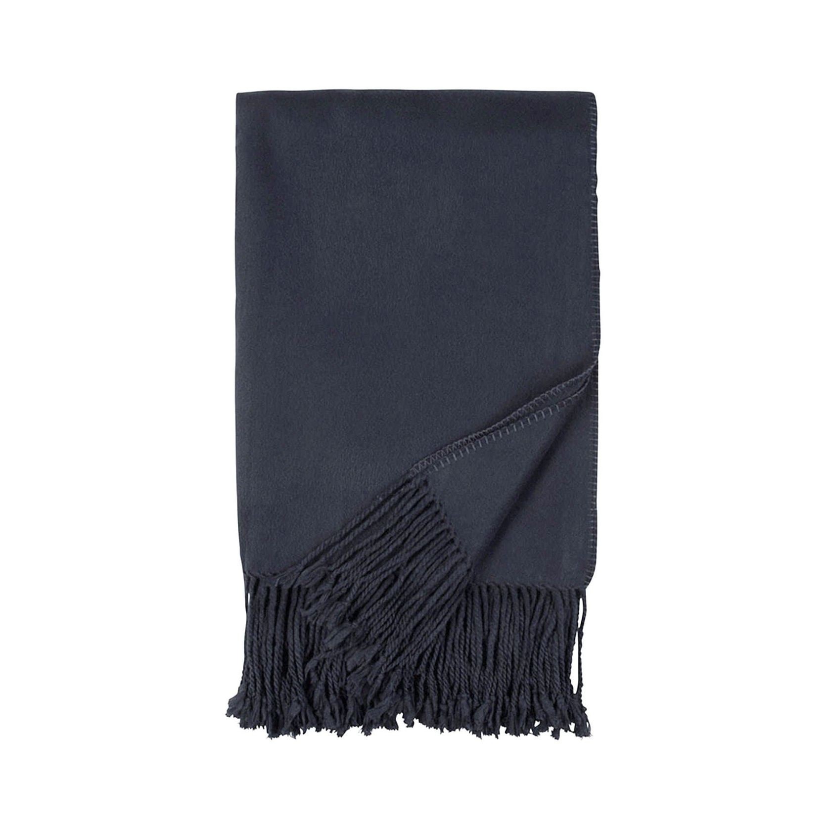 Luxury Bamboo Throw Blanket - Navy gallery detail image