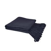 Luxury Bamboo Throw Blanket - Navy gallery detail image