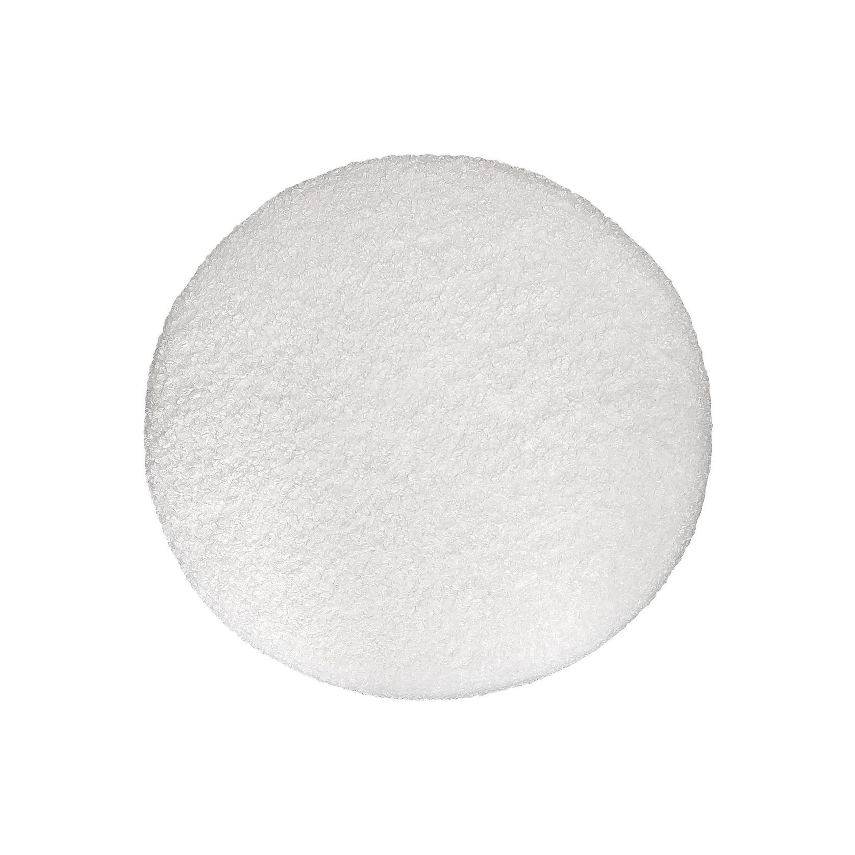 Boucle Ottoman Stool - Gold Base - 40cm gallery detail image