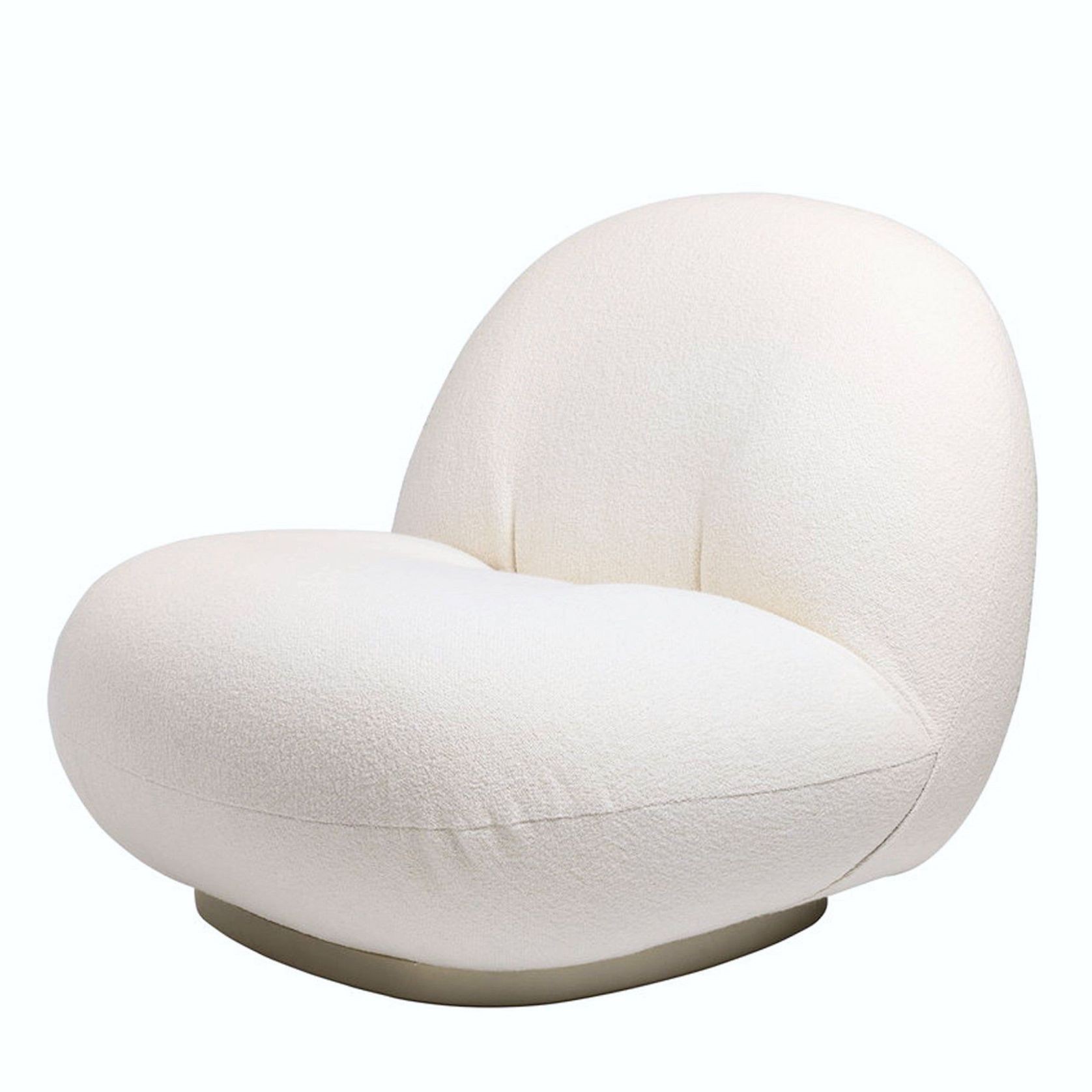 Luxury Occasional Boucle Accent Swivel Chair - Paris gallery detail image