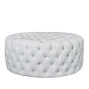 Goya Boucle Tufted Ottoman - 90cm gallery detail image