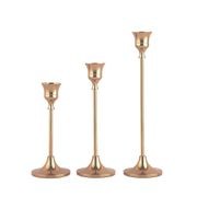 3pc Candlestick Set - French Gold gallery detail image