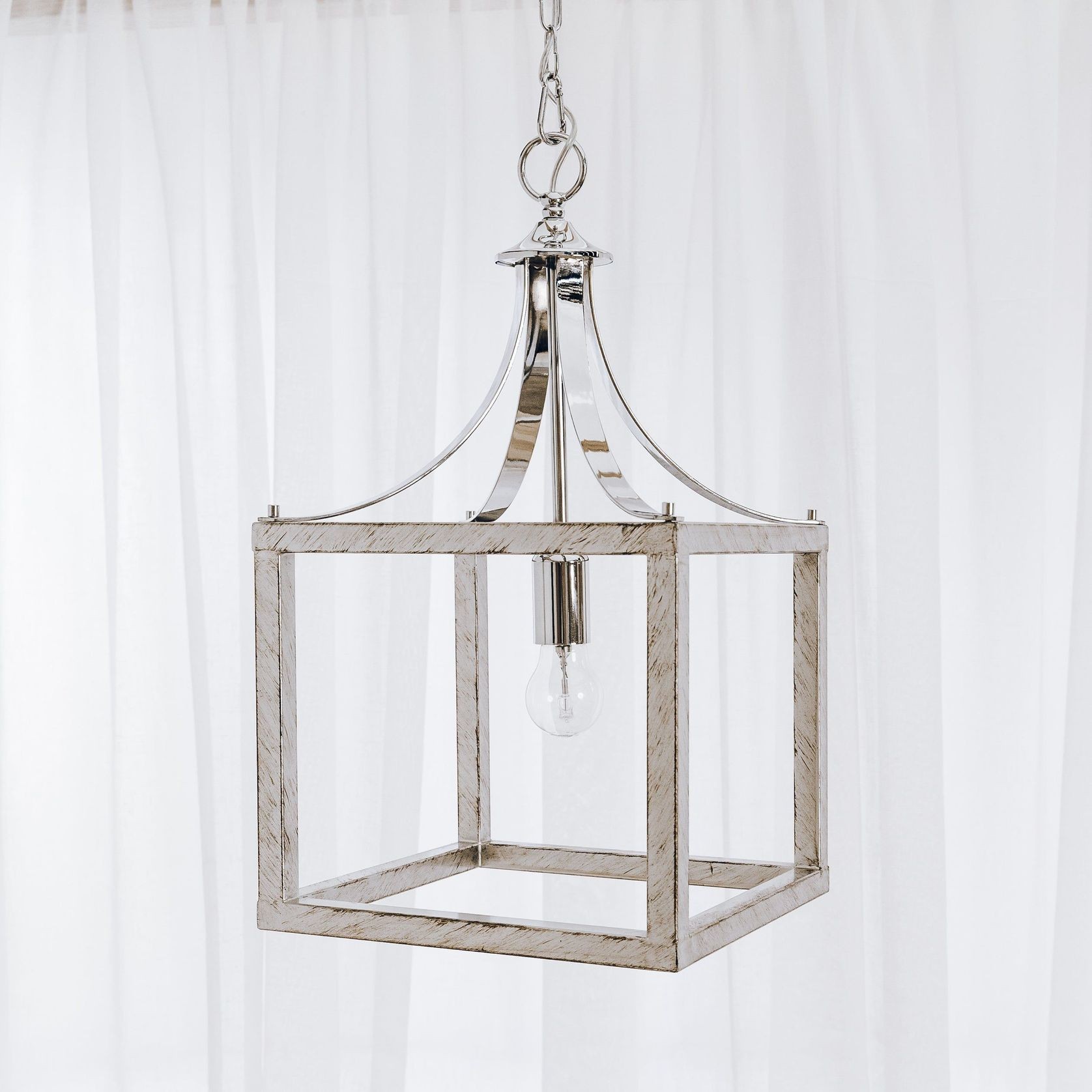 Langham | Hampton Style Lantern Pendant Light (Longer Chain) gallery detail image