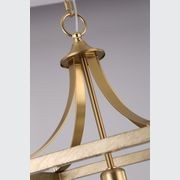 Hampton Style Lantern Pendant Light - Langham - Gold gallery detail image