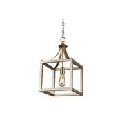 Hampton Style Lantern Pendant Light - Langham - Gold gallery detail image