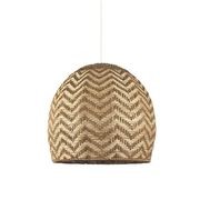 Rattan Cane Pendant Light - Sunset - 2 Sizes gallery detail image