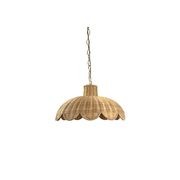 Alice Scallop Rattan Pendant Light gallery detail image