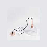 Preston | Glass Pendant Light - Copper gallery detail image