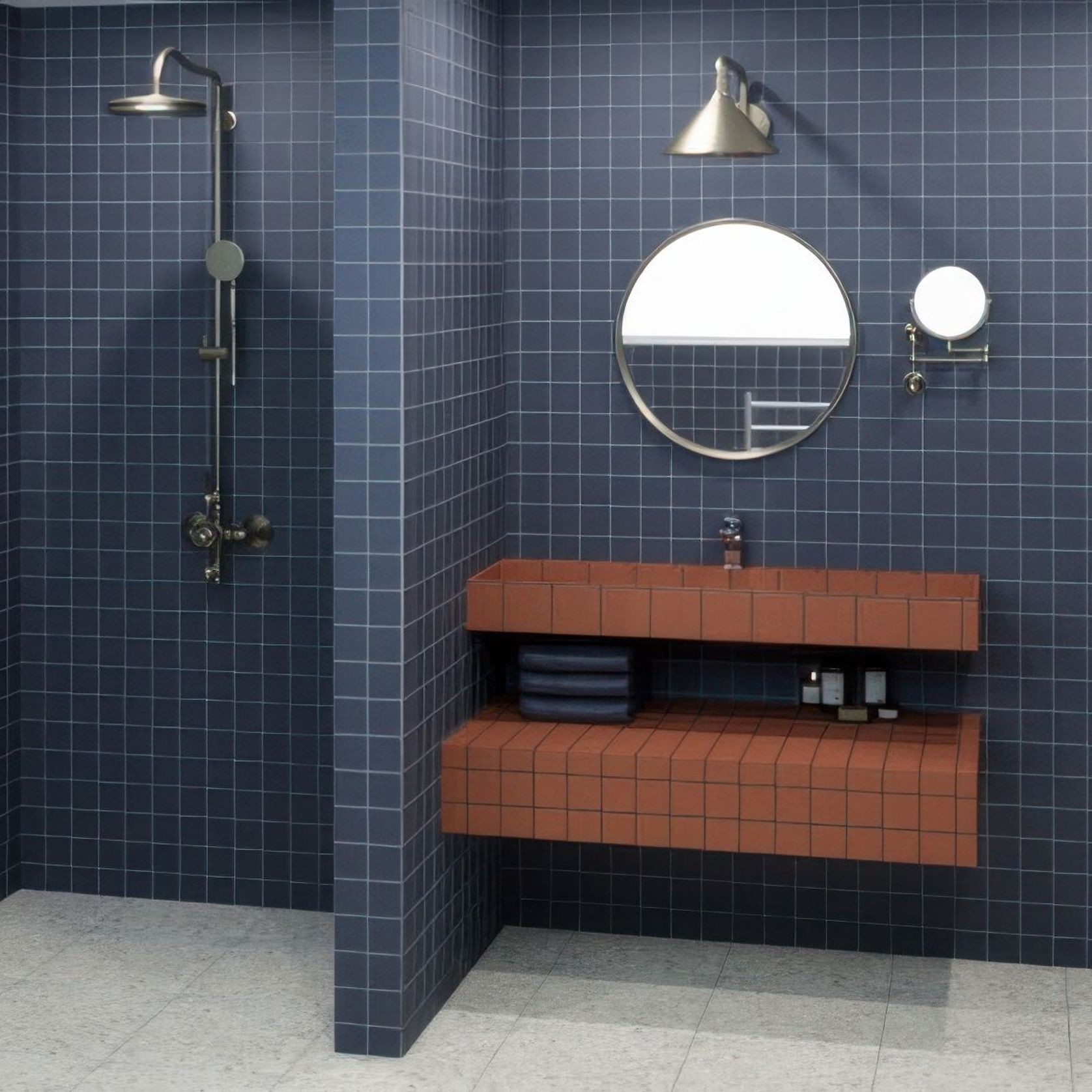 Brandy Matt 75mm Mosaic | Surfaces gallery detail image