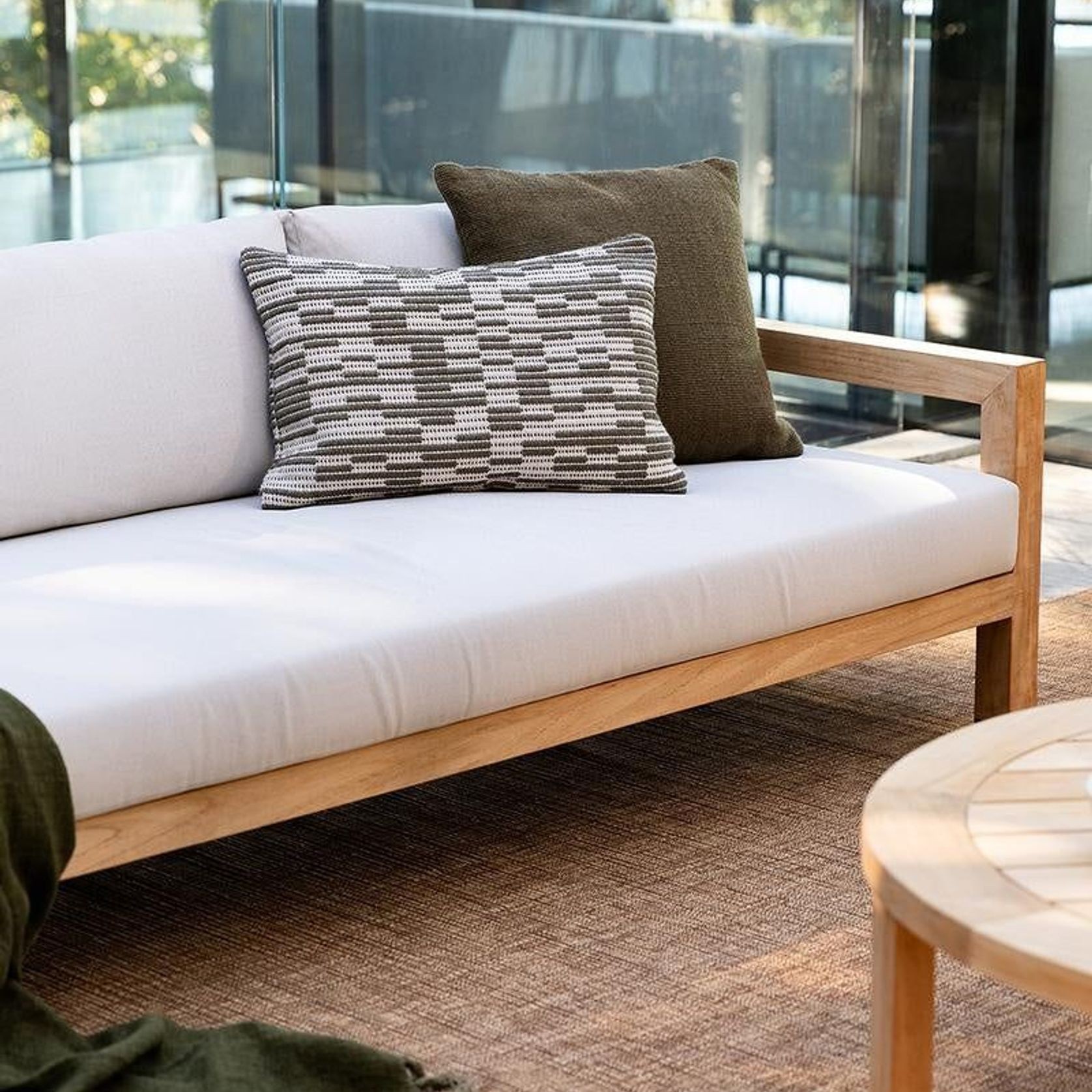 Baya Scout In & Outdoor Cushion - Mangrove gallery detail image