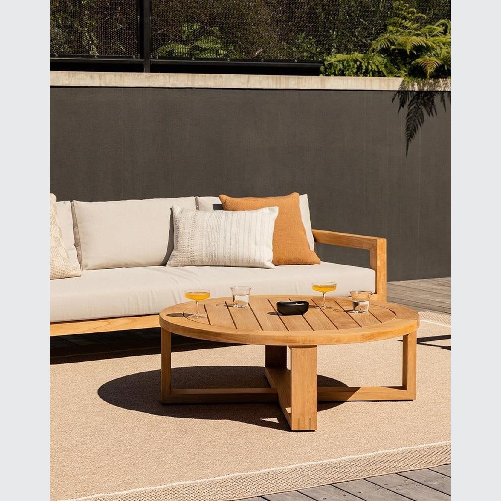 Baya Sonnet In & Outdoor Cushion - Almond gallery detail image