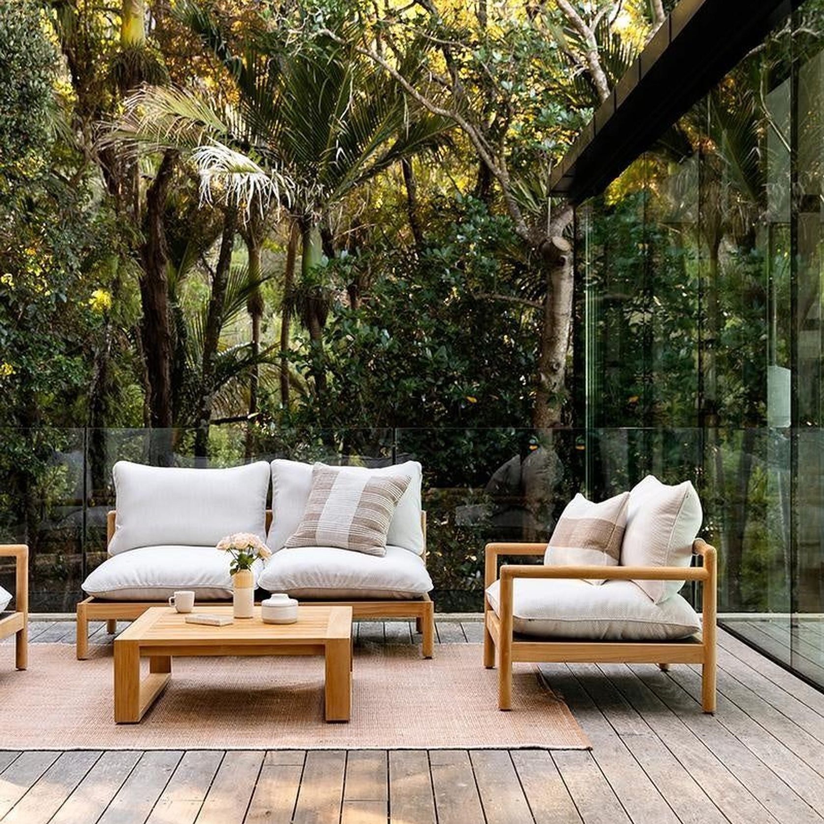 Baya Waverly In & Outdoor Cushion - Almond gallery detail image