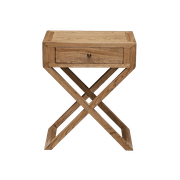 Italia Riviera Bedside with Cross Legs gallery detail image