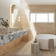 12mm Ivory Vein Cut Travertine Tiles - Honed & Unfilled gallery detail image