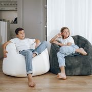 Corduroy Tub Chair | Bean Bag Cover - Ivory gallery detail image