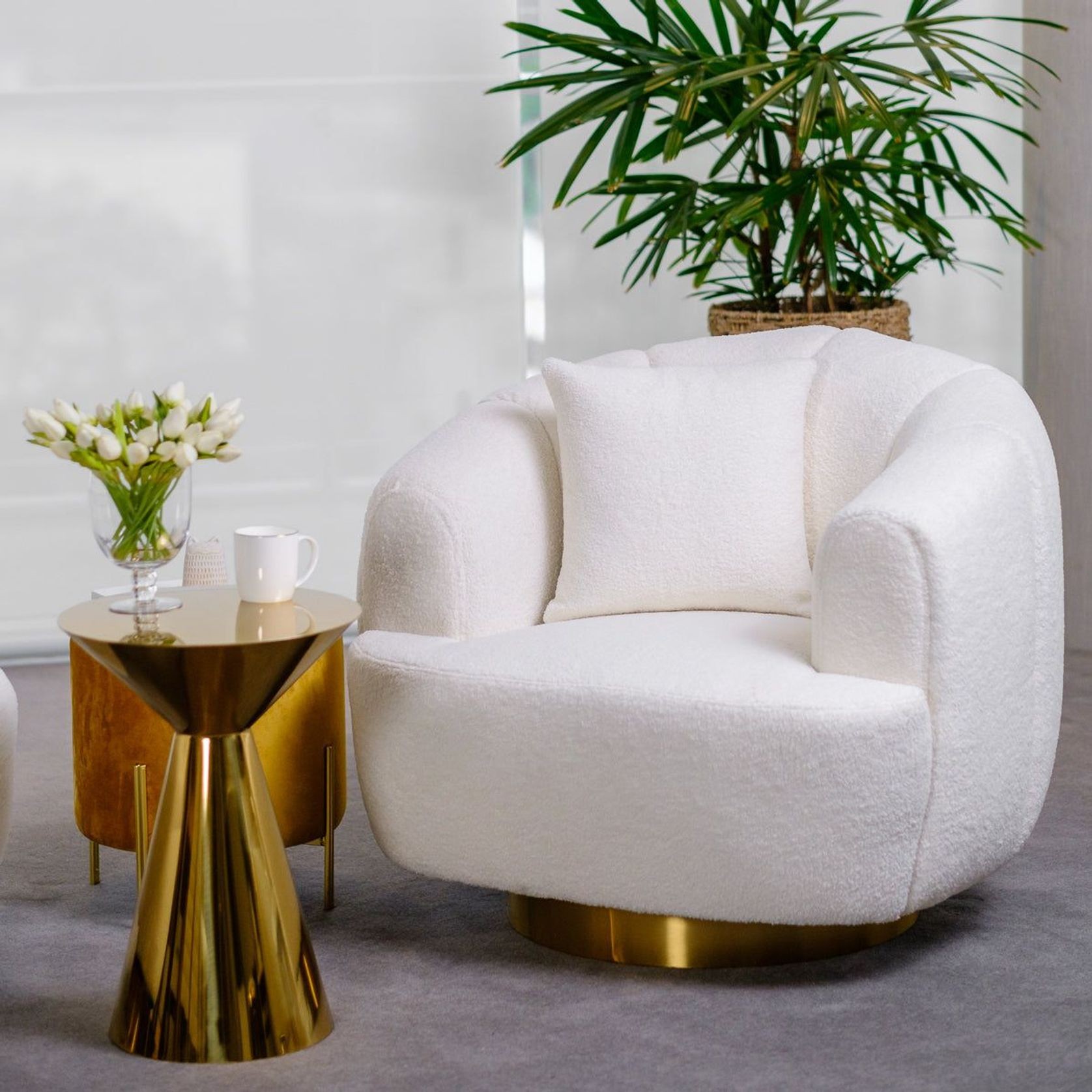 Vogue Side Table - Gold gallery detail image