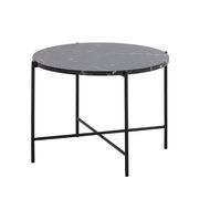 JADEN Side Table Large 60cm - Black & White gallery detail image