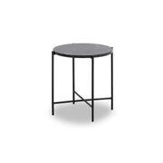 JADEN Side Table Small 45cm - Black & White gallery detail image