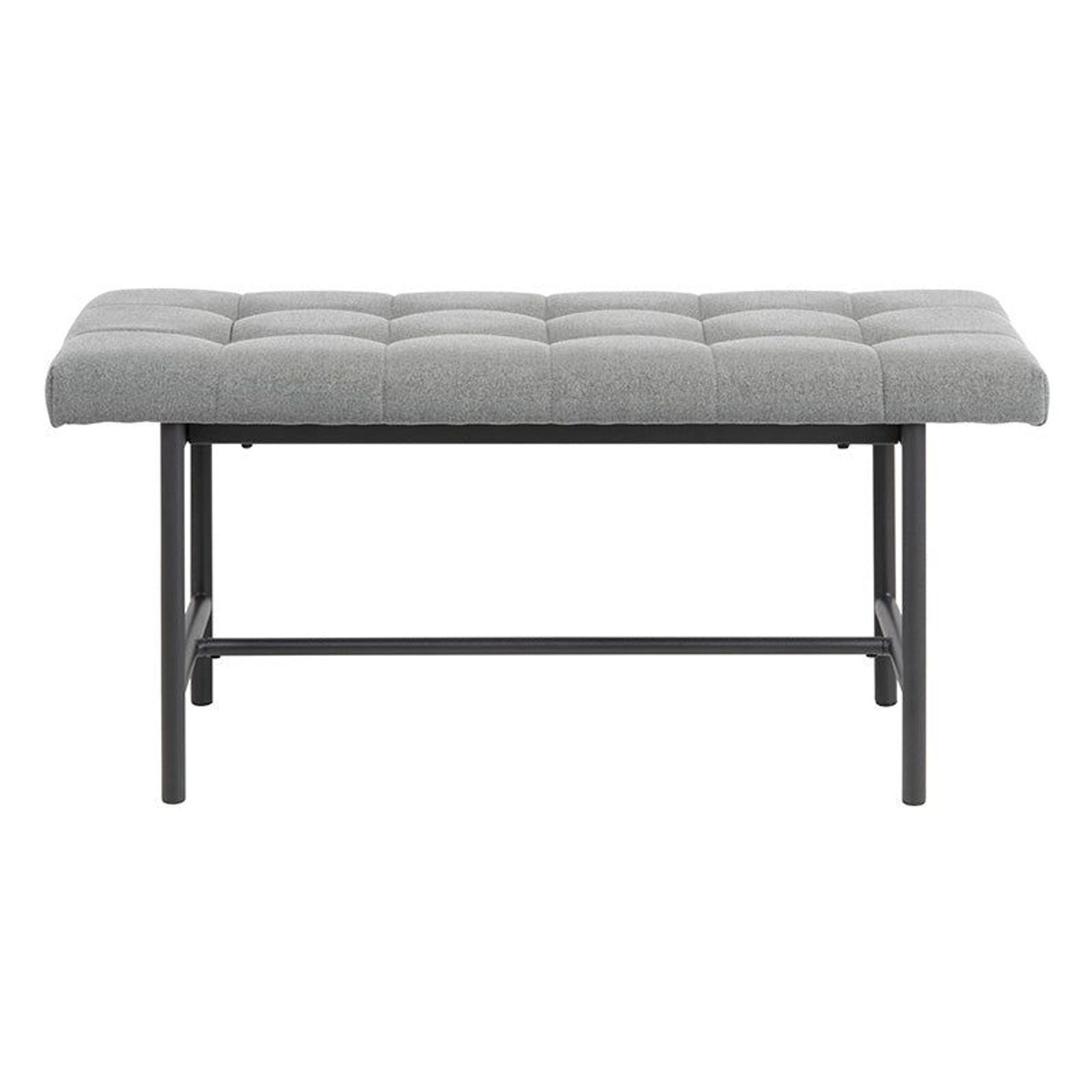 JORY Bench Seat 100CM - Light Grey gallery detail image