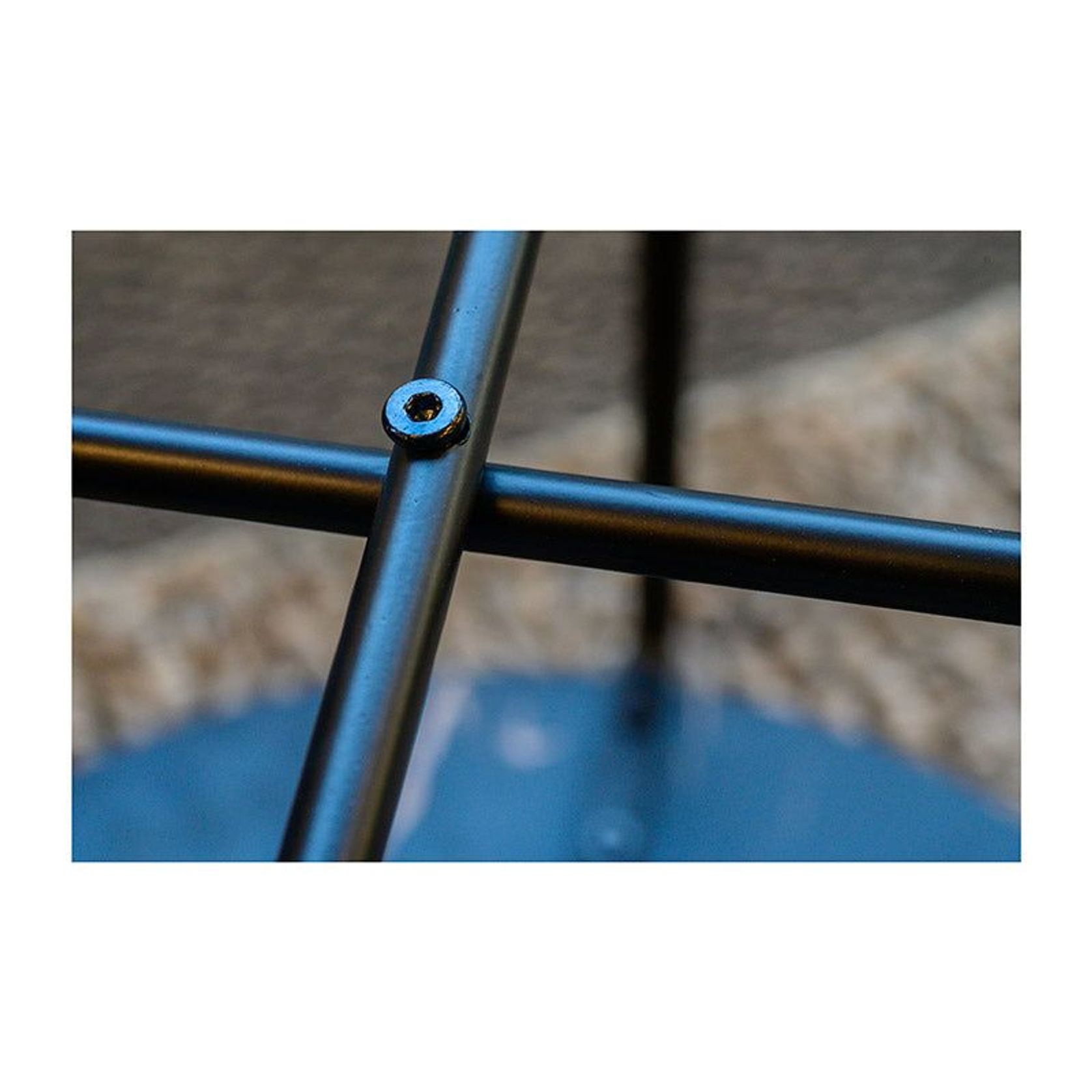 JADEN Side Table Large 60cm - Black & White gallery detail image