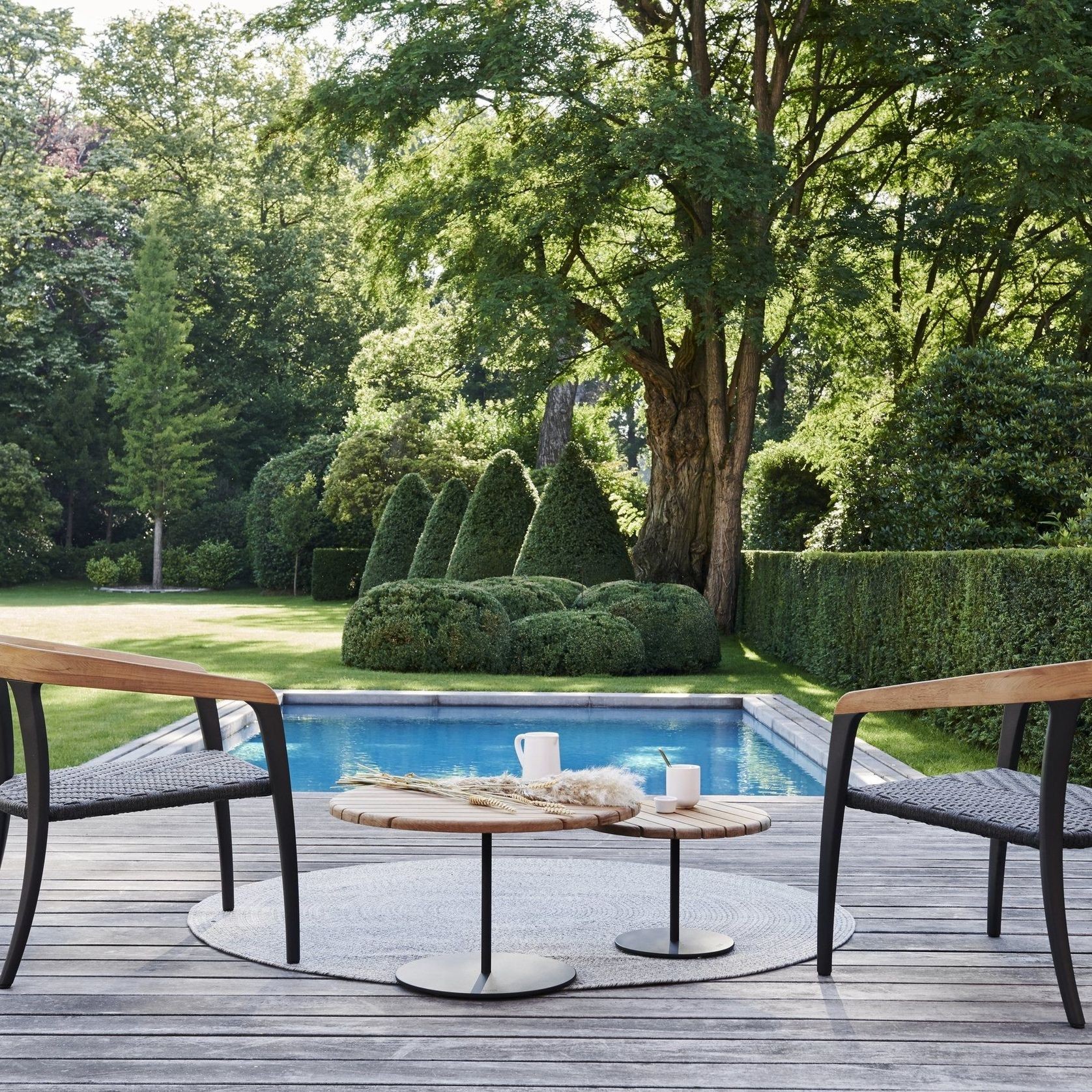 Butler Teak Side Table gallery detail image