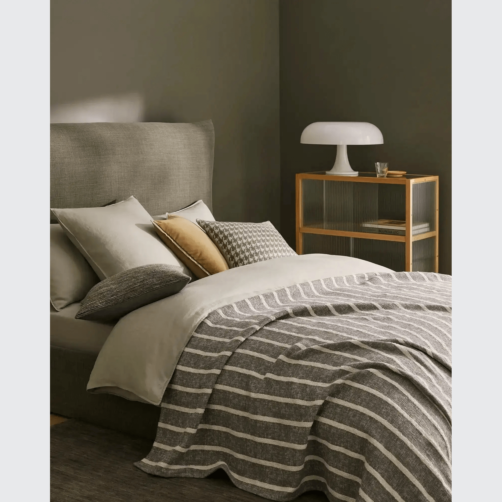 Ravello Pillowcase Pair - Sage | Standard, King, or Euro Size gallery detail image