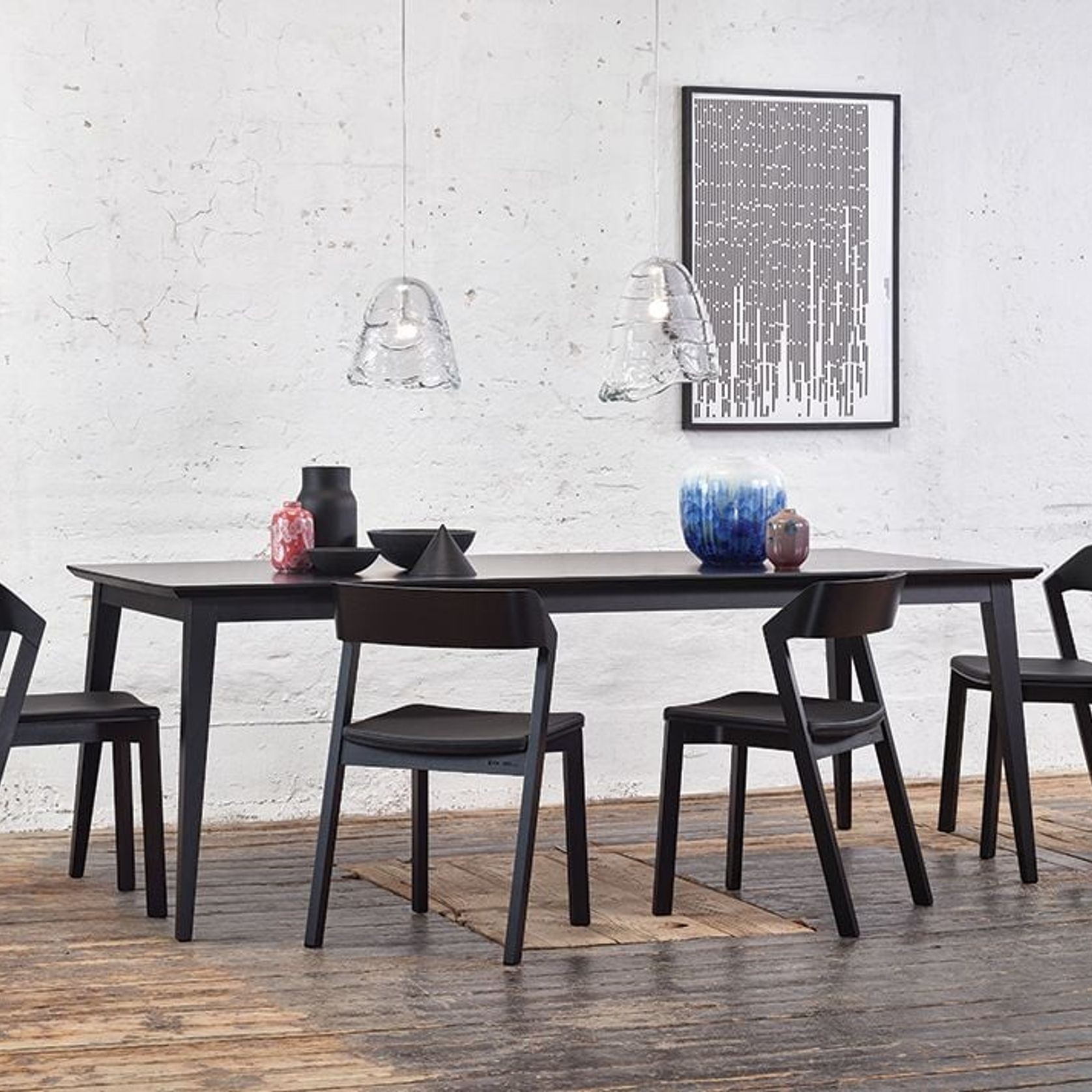 Merano Dining Chair - Black Stained - by TON gallery detail image