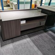 KAISON Executive Desk with Reversible Return 2M - Brown Grey gallery detail image