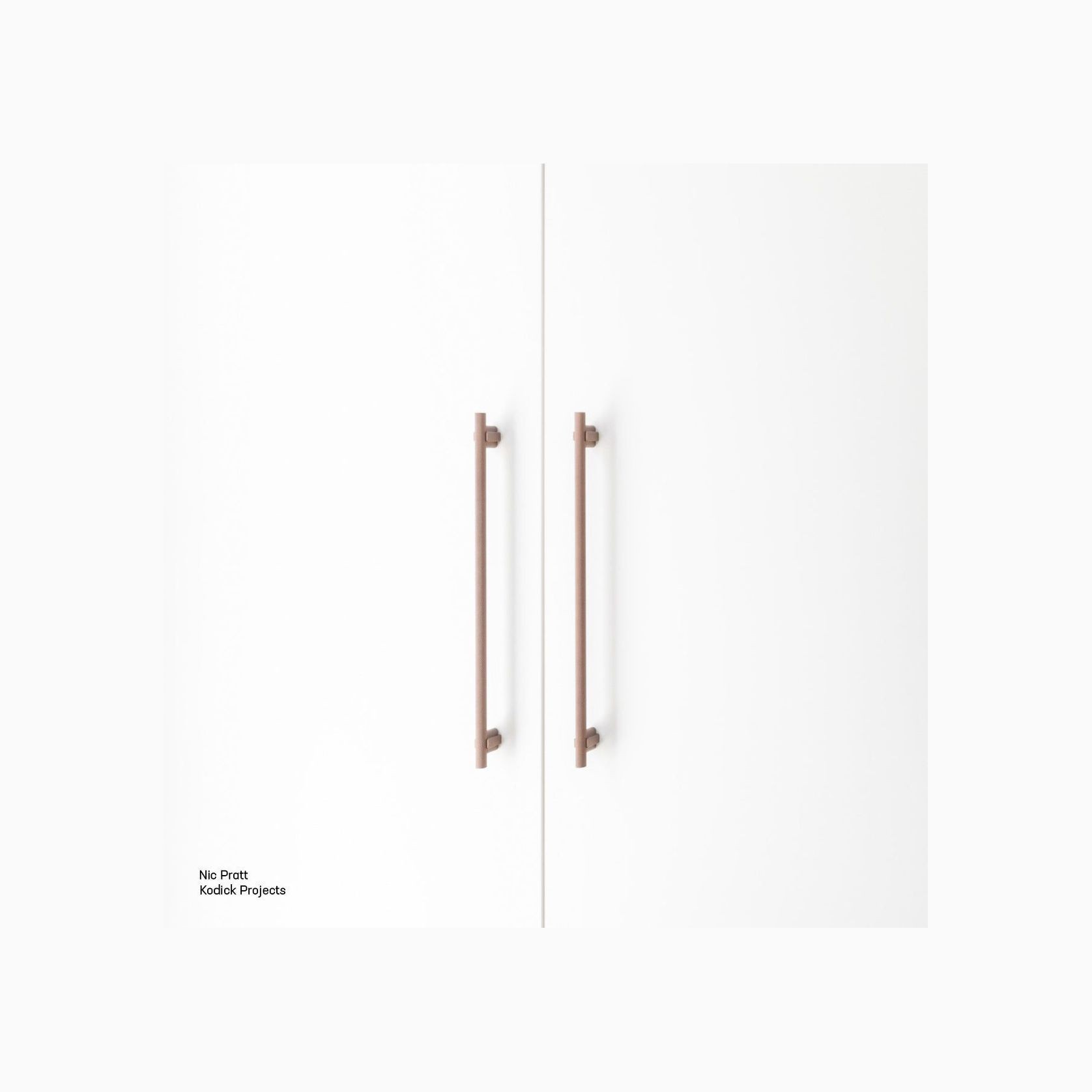 Arezzo Knurled Bar Handle - Single Fixing Post gallery detail image