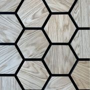 Hexagon WOODFLEX Acoustic Wood Wall Panels - Oak Veneer gallery detail image