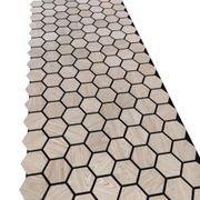 Hexagon WOODFLEX Acoustic Wood Wall Panels - Oak Veneer gallery detail image