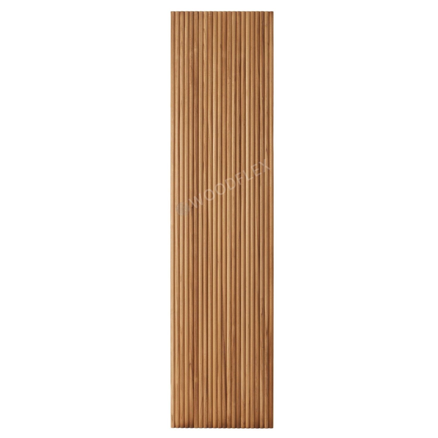 WOODFLEX Flexible Solid Paulownia Wood Slat Wall Panel gallery detail image