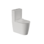 Kube X Rimless Back To Wall Toilet Suite Matt White Slim Seat gallery detail image