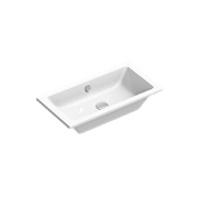 Kube X 80 Inset Basin Gloss White gallery detail image